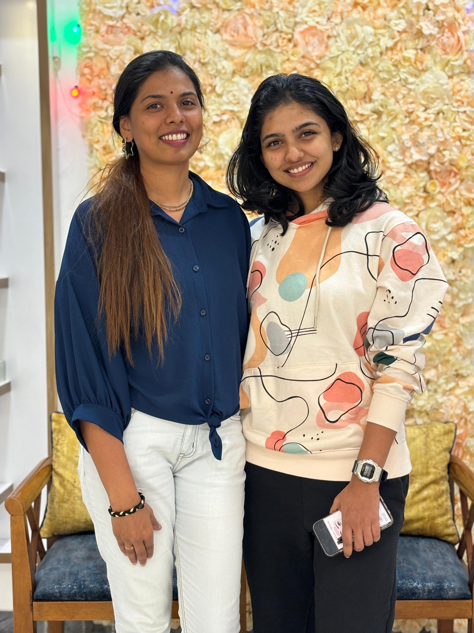 Client visit at Greatlooks Salon